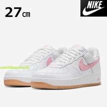 新品 NIKE AIR FORCE 1 LOW RETRO COLOR OF THE MONTH WHITE PINK ナイキ エアフォース 1 ロー スニーカー 27㎝ 未使用 DM0576 101_画像1