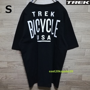 TREK BICYCLRE USA トレック バイシクル ビッグ バック ロゴ プリント Tシャツ S size 黒 ブラック 自転車 ロードバイク マウンテンバイク