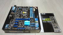 ASUS P8H61-M LX PLUS MicroATXマザーボード CPUソケット：LGA1155 中古動作品 付属品I/Oパネル、取説、元箱_画像4