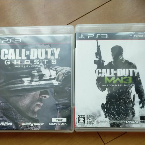 PS3 コールオブデューティー　ゴースト&MW3