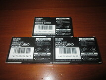 カシオ ネームランド　CASIO　NAME　LAND　XR-9WE　3個_画像2