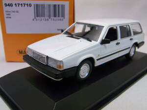 ★マニア垂涎!★VOLVO 740 GL 1986 White 1/43【ボルボ ワゴン エステート】★美品!★検:V40 V60 V70 V90 240 850 940 960 S60 S70