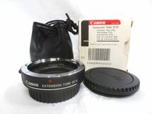 ■美品 Canon エクステンションチューブ EF12 外箱 革ケース付き■キャノン Extension Tube_画像1