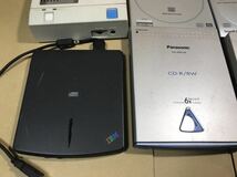 Panasonic パナソニック IBM IMES外付け CDドライブ DVDドライブ KXL-RW21AN ICD-P300 CD-210PU 6点 まとめて PCパーツ_画像3