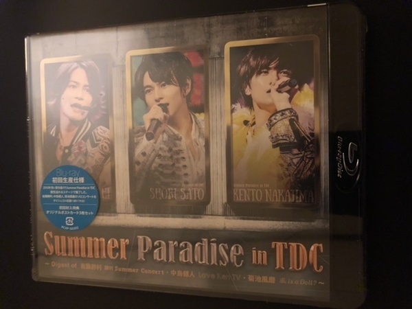 Summer Paradise in TDC Sexy Zone 初回生産仕様 Blu-ray 4988013493988 新品 即決