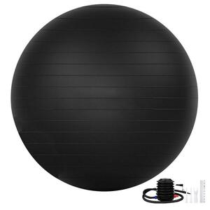 バランスボール 55cm ブラック フィットネスボール ピラティスボール