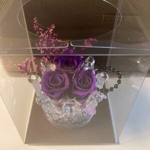  preserved flower purple 