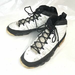 ナイキ/NIKE★エアジョーダン 9 レトロ/Air Jordan 9 Retro/ハイカットスニーカー【28.5/白×黒】302370 101/Shoes/trainers◆WB83-1