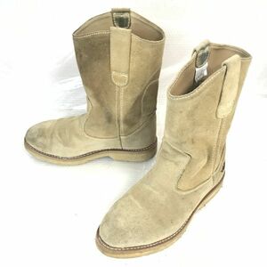 teki suspension stereo a/texas steer* original leather / suede leather / Western pekos boots [USA6.5/24.5/ beige /BEIGE]Shoes*WB83-10