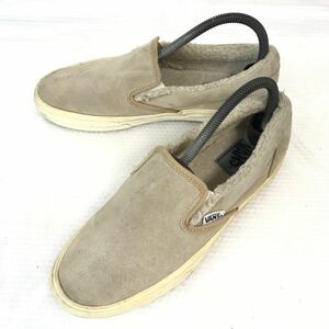 バンズ/VANS★内ボア/暖か秋冬スリッポンシューズ【7/25/ベージュ/BEIGE】Shoes/trainers◆Q-370