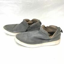 CAMINANDO/カミナンド★スエードレザー/サイドジップ/チャッカブーツ【8/26.0/グレー/gray】ハイカット/sneakers/Shoes/trainers◆Q-410_画像10