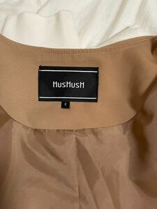 秋服【美品】HusHusH レディースジャケット　ノーカラブルゾン