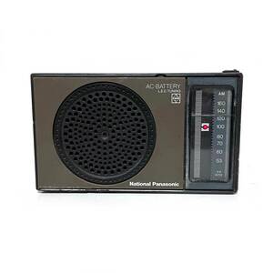 【rk10】National　Panasonic(ナショナルパナソニック)ポータブルラジオ R-143　/昭和レトロ/アンティーク/小型