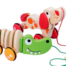 Esperanza プルトイ おもちゃ 木のおもちゃ 知育玩具 イヌ 1歳 2歳 3歳 子供 男の子 女の子 誕生日 クリスマス プレゼント t-0115-01_画像4