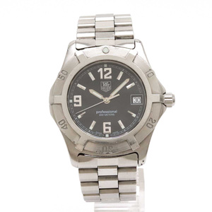 TAG Heuer タグ ホイヤー 2000 エクスクルーシブ デイト ブラック文字盤 メンズ クォーツ 腕時計