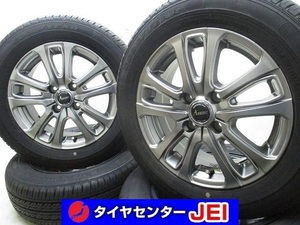 14インチ バリ溝 175/65R14 5.5J+42 100 コンパクトカー 中古タイヤアルミホイール【4本セット】 送料無料(MA14-3638）