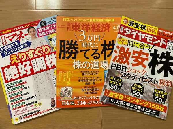 日経マネー　東洋経済　ダイヤモンド　3冊セット