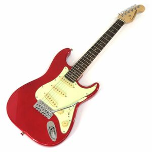 092s☆Compact Guitar コンパクトギター CST-60S CAR ストラトキャスター エレキギター ※中古