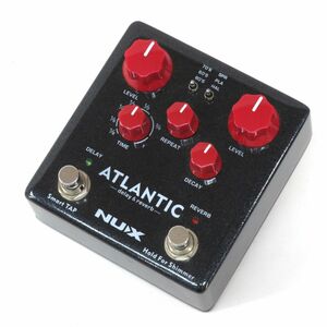 094s☆NUX ニューエックス ATLANTIC ギター用 エフェクター ディレイ ※中古