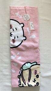 即決★タグ付き新品　ちいかわ　バスタオル　②　ナガノ　ハチワレ　うさぎ　パシオス　PASEOS　ピンク　CHIIKAWA