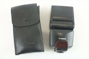 ☆ Canon キャノン SPEEDLITE 380EX ストロボ ソフトケース付き 中古 現状品 230707T3200