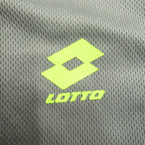 ロット 半袖Tシャツ Vネック ワンポイントロゴ メッシュ スポーツウェア トップス メンズ Mサイズ ブラック LOTTOの画像4