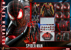 新品未開封 ホットトイズ VGM46 Miles Morales マイルス・モラレス／スパイダーマン Spider-Man 1/6 フィギュア