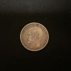 グアテマラ 1ペソ コイン 1869年 アンティークコイン 銀貨 24.6g ラファエル・カレラ