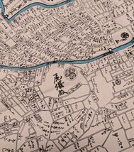 明和 江戸全図 古地図 原寸大 地図 江戸 資料 史実 レトロ 付録_画像7