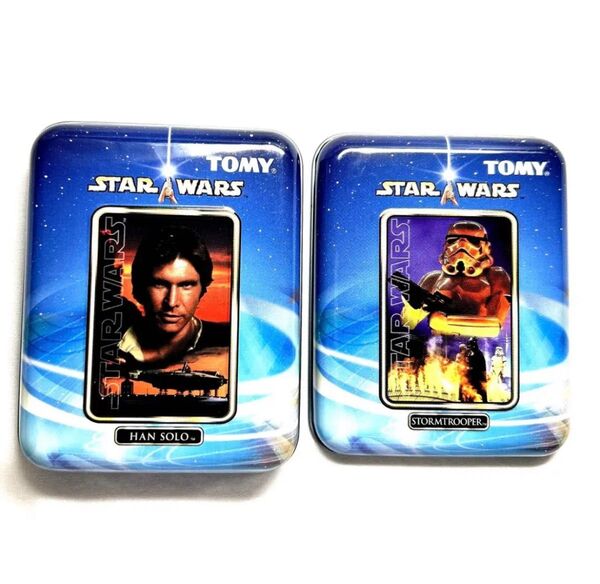 STAR WARS スターウォーズ 缶ケース 2002年 トミー