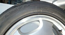 ★ 60268 TOYO タイヤ 4本 ベンツ アルミホイール付 215/55R16 16インチ5穴 2本4ｍｍ2本3ｍｍ山 Φ63xH23cm 中古 ★._画像5