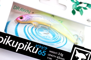 ★JACKALL ジャッカル pikupiku ピクピク 65 #ピンキーチャートクラウン★