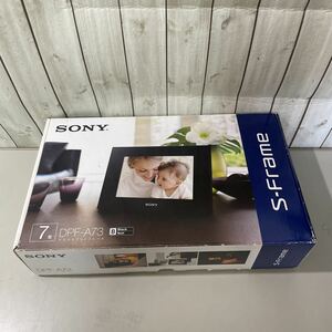 ●美品●ソニー SONY S-Frame デジタルフォトフレーム DPF-A73/7型/液晶パネル/ブラック/黒/写真/インテリア/小物/ACアダプター★A2706-3