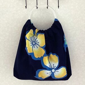 ハンドメイド 浴衣リメイク リンググラニーバッグ