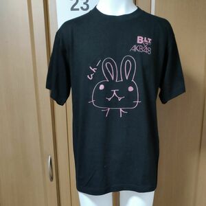 前田敦子半袖ＴシャツM　ブラック　前田敦子B.L.T.×AKB48W杯応援Tシャツ　希少！限定販売コラボT