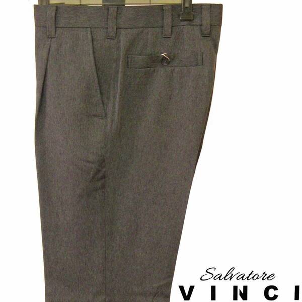 ★VINCI★SALE タック付きスラックス【グレー82cm】秋冬モデル 25512019 ビンチ