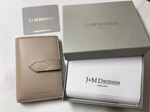 【美品】 J&M DAVIDSON 二つ折り財布　ミニ財布　ミニウォレット 2つ折り財布