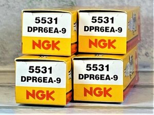 ＮＧＫ　ＤＰＲ６ＥＡー９　４本セット　ホンダ　フュージョン２５０ＳＥ　ＭＦ０２　０３ー０７　適合　新品！