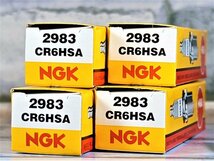 ＮＧＫ　ＣＲ６ＨＳＡ　４本セット　ヤマハ　ニュースメイトＴ９０Ｎ、Ｄ　４ＮＭ４　９４ー　適合　新品！_画像1