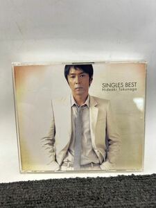 【1円】SINGLES BEST 初回限定盤 CD 帯付き 徳永英明 国民的アーティスト 歌手 当時物 昭和レトロ マニア コレクション 懐かしの名曲 001