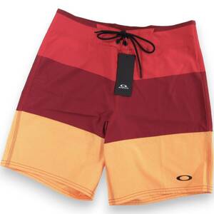 Новая статья ◆ Oakley ◆ Ollie Block Melange 18 Surf Pants US 32 JPN 34 RED Multi ◆ Shopts Shorts 482457 ◆ J166