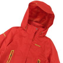 新品◆Marmot◆撥水 フーディー フルジップ ナイロン ジャケット レディース M レッド◆マーモット アウトドア フード脱着可◆J484_画像4