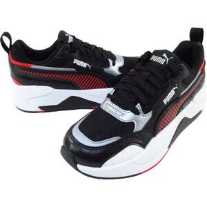  новый товар *PUMA×Ferrari* Ferrari RACE X-RAY 2 спортивные туфли 22.5cm черный * Puma обувь 306553*J1116