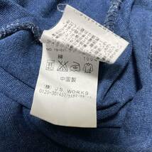 Journal Standard ジャーナルスタンダード 半袖 Tシャツ ビッグロゴ プリントロゴ インディゴブルー サイズL 玉FL2978 トップス _画像7