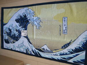 4.[ новый товар ]. орнамент север .* Kanagawa .. обратная сторона * большой размер банное полотенце 