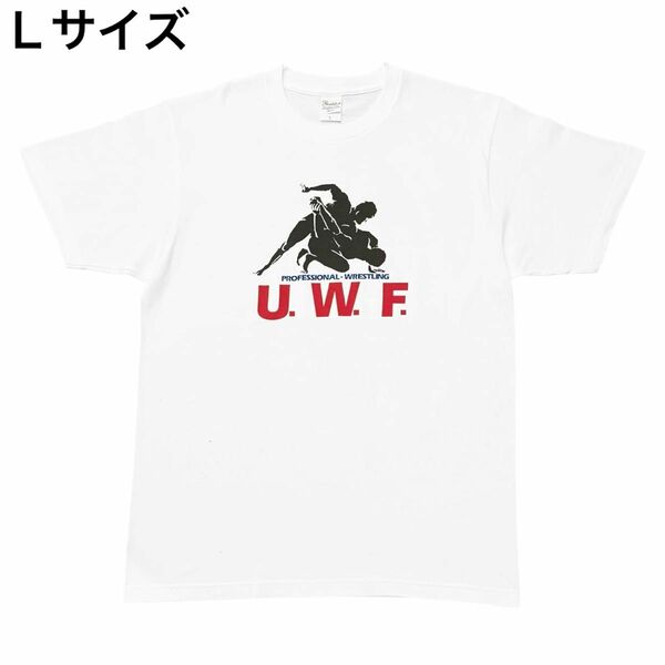 UWF 完全復刻プリントTシャツ　Ｌサイズ