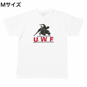 UWF 復刻プリントTシャツ ライン有りバージョン Mサイズ