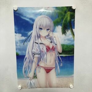 A64941 ◆鳴瀬しろは　Summer Pockets VA購買部出張所 限定　A2サイズ クリアポスター 送料350円 ★5点以上同梱で送料無料★