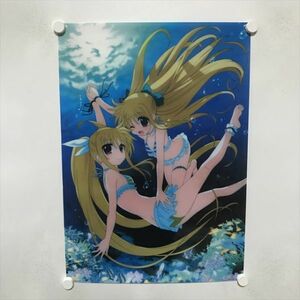 A64964 ◆フェイト　魔法少女リリカルなのは A2サイズ クリアポスター 送料350円 ★5点以上同梱で送料無料★