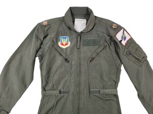 実物 80年代 アメリカ空軍 大尉 CWU-27P フライトスーツ USA製 フルパッチ 米軍 実物 米軍放出品 ミリタリー 中古 アメリカ軍 USAF